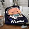 Personalizza Nome Personalità Bubu Dudu (3) Coperta Morbida e Calda per Divano, Ufficio, Letto, Viaggio, Pausa Pranzo, Regalo Adatto a Tutte le Stagioni