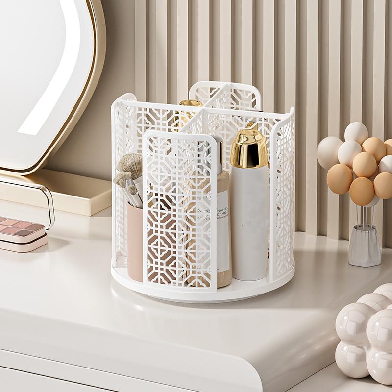 Rotating Paper Cup Dispenser, Cup Holder with 4 Compartments, Disposable Coffee Cup Dispenser Removable, Plastic Cup Storage