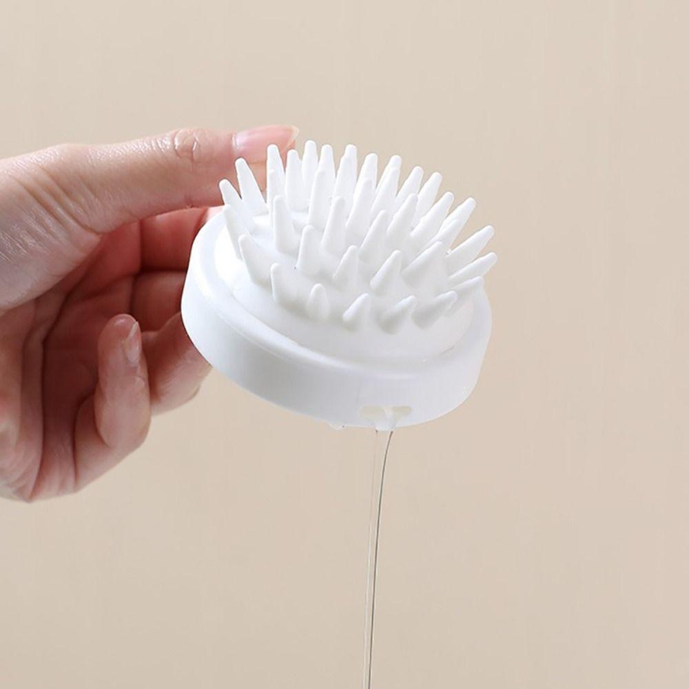 White Hair Washing Comb Comfortable Scalp Massage Brush Handheld Body Brush  Women Men