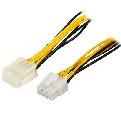 4Pin auf 8Pin Motherboard CPU Netzteil Kabel Stromversorgungsleitung