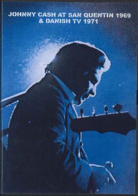 DVD JOHNNY CASH - At San Quentin 1969 & Dänisches Fernsehen 199 KEINE NICHT AUF LABEL Unbekanntes Musikvideo Gebraucht