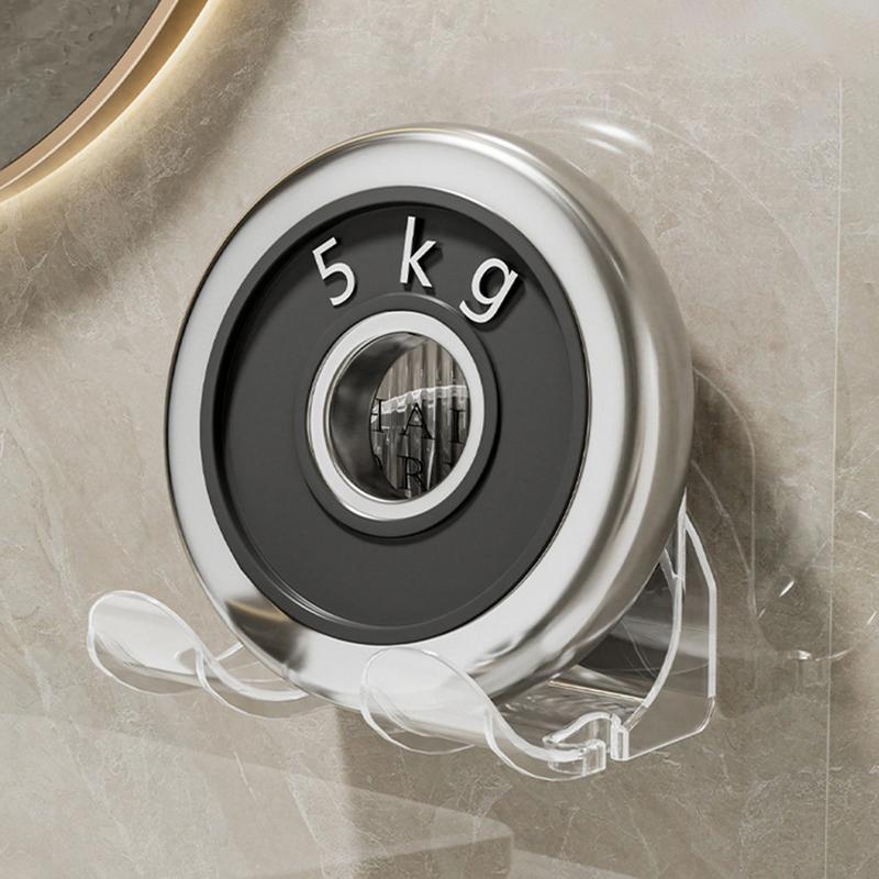 Držák na vysoušeč vlasů Nástěnná žehlička na vlasy Stojan na vlasy Koupelnový organizér Police Samolepící plastový úložný stojan