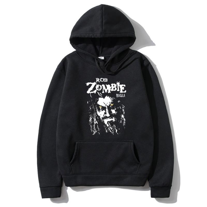 

Rob Zombie Hellbilly deluxe Dragula design Hoodie Men s Fashion autumn and Winter Casual Sweatshirt S