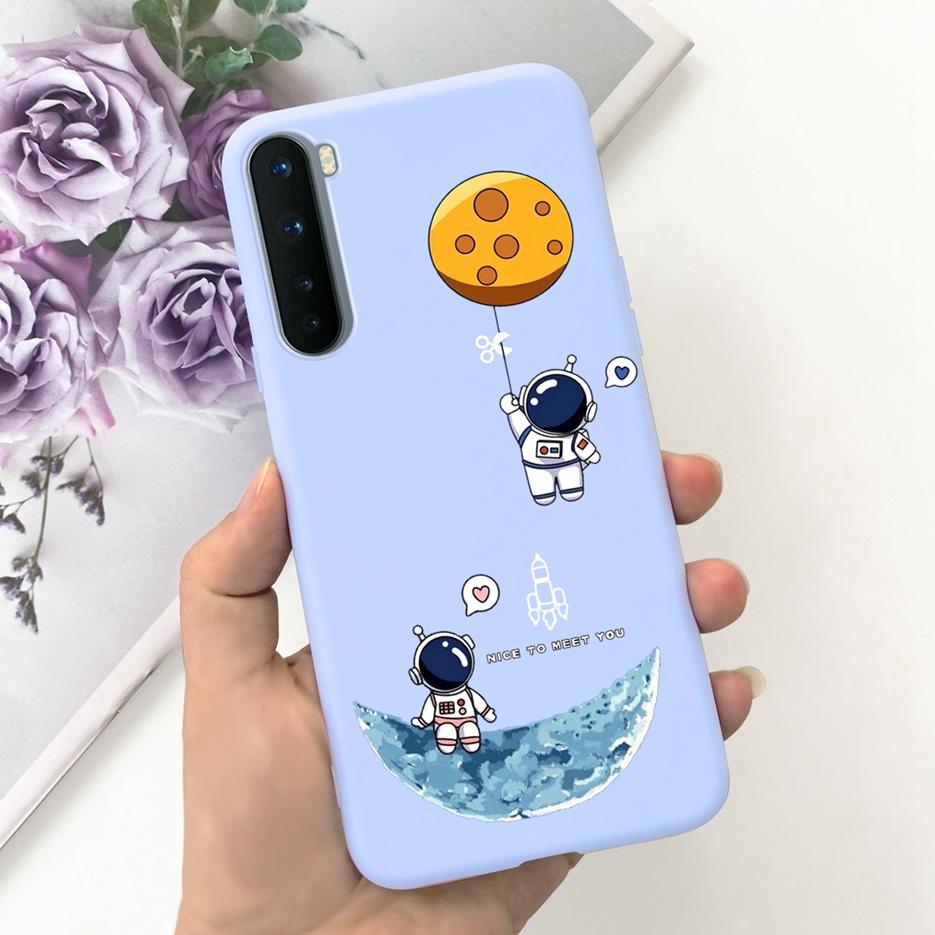 For Oneplus Nord Case AC2001 AC2003 Cute Dinosaur Cartoon Cover 6.44'' Soft Silicone Phone Cases For One Plus Nord 1+Nord Bumper