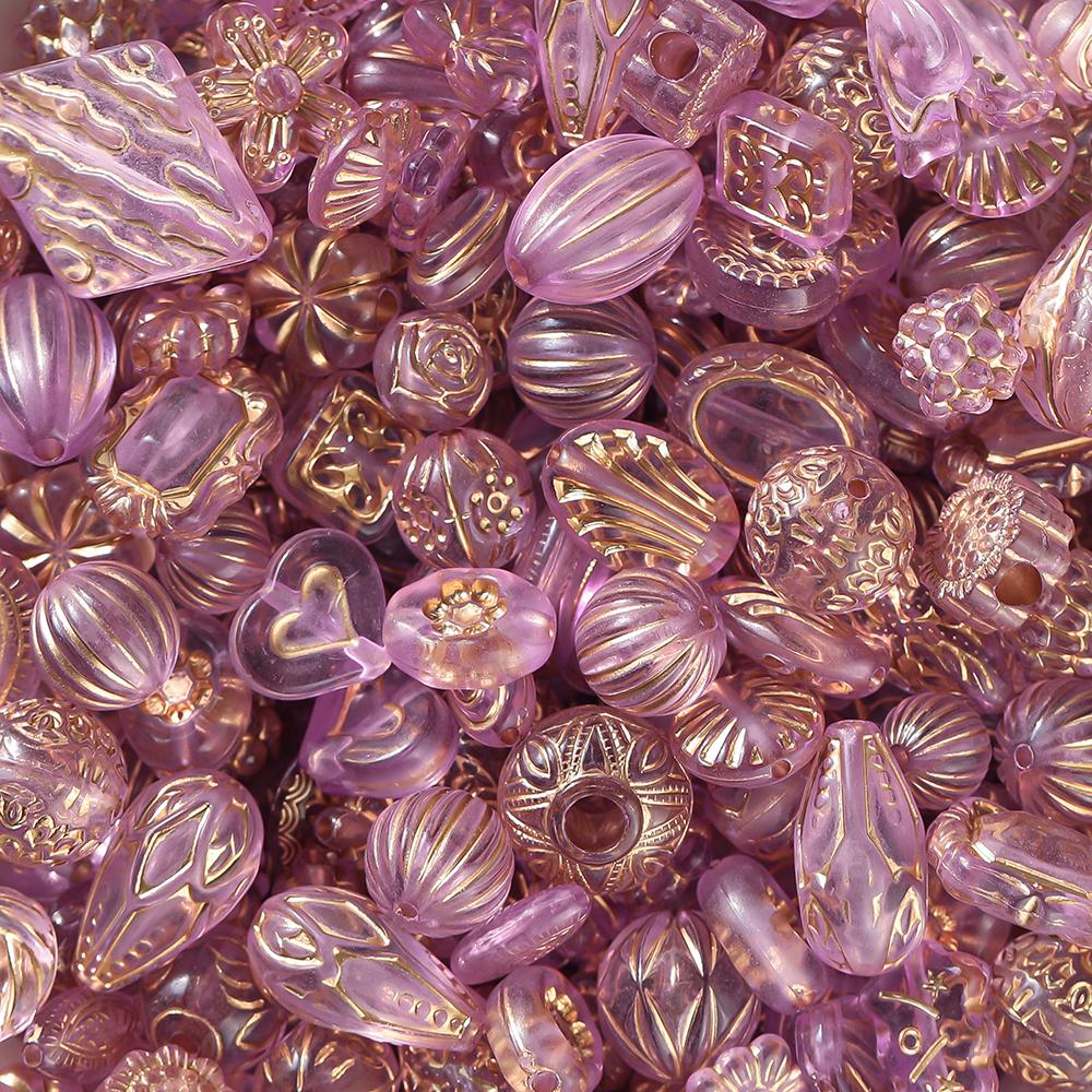 20g/Lot Mixed Classical Beads Acrylic Loose Spacer Bead for DIY Bracelet Beaded Material Jewelry Making Accessories Supplies