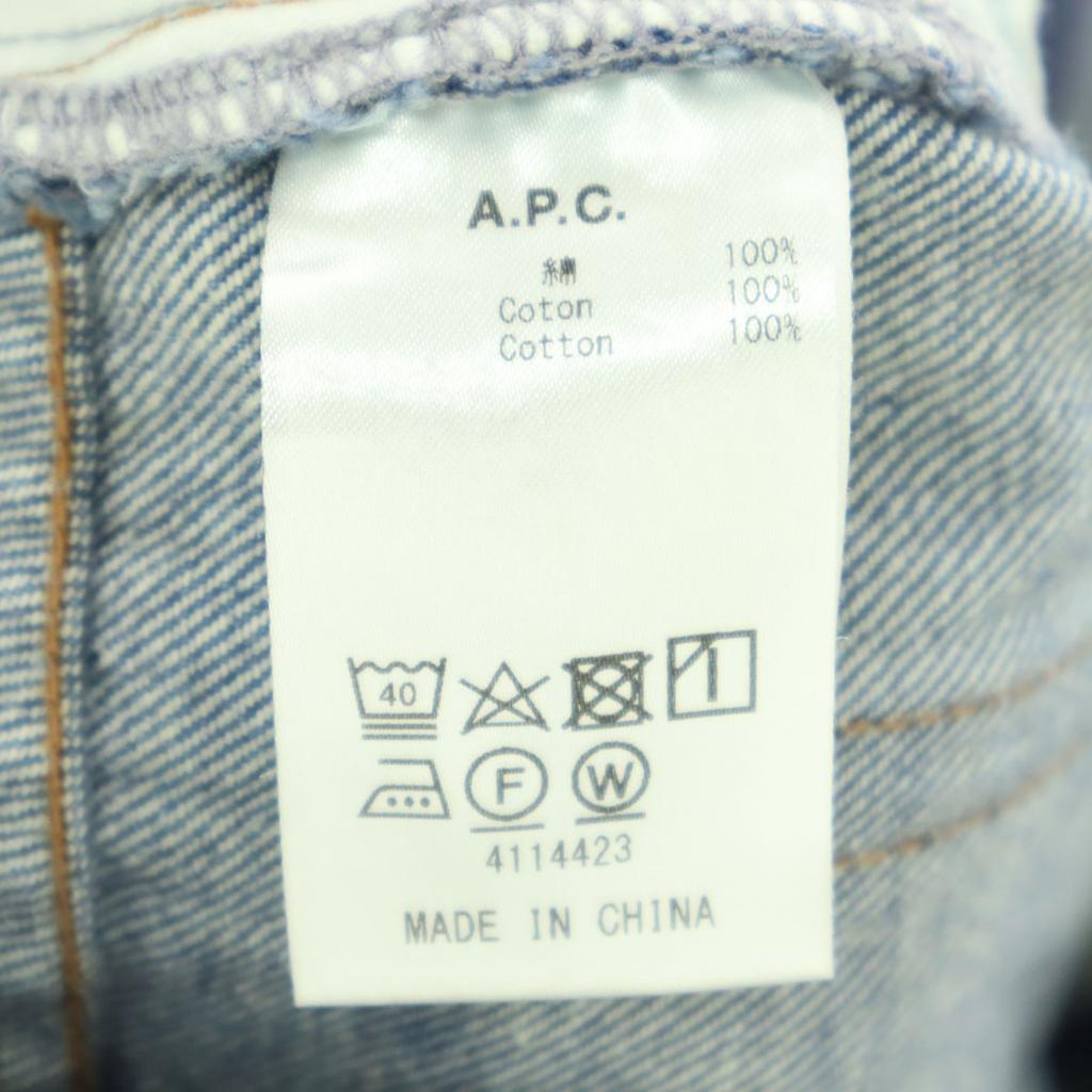 A.P.C. Denim pants 26 blue Women Used