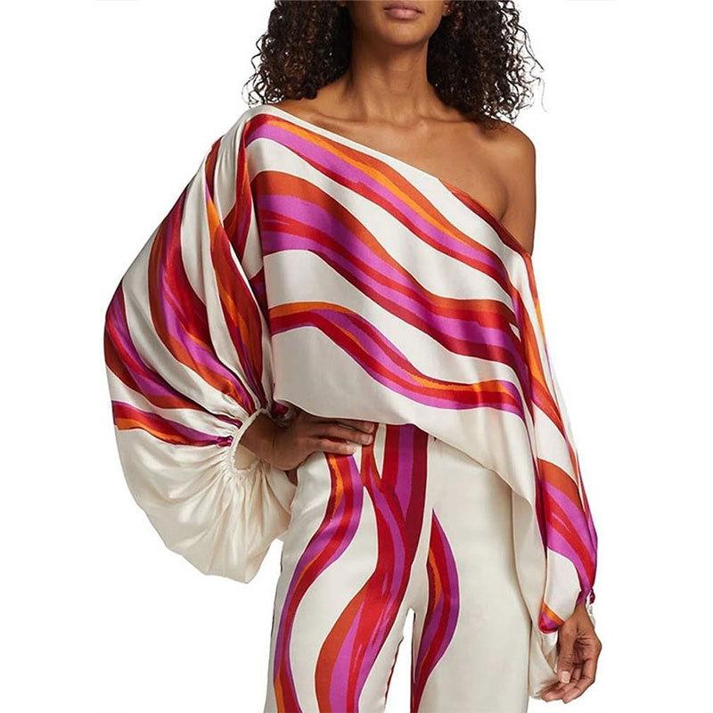 Новый летний женский повседневный свободный топ с принтом — фото 5