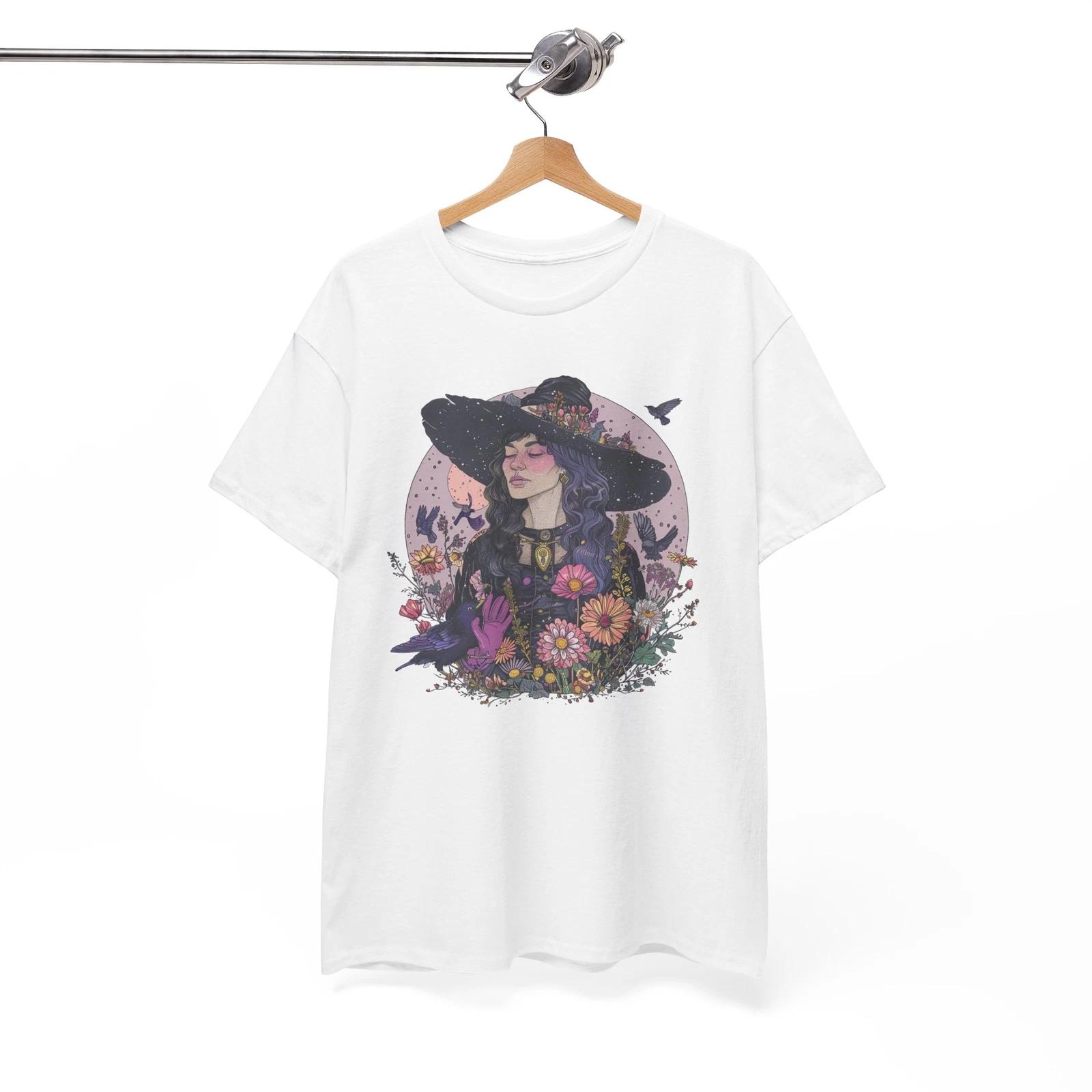 

Floral Witchcraft Inspired T-Shirt | Trendy & Stylish Witch Tee 4XL