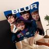 B-Blur Banda de Rock Foto Personalizada Texto Cojines Decorativos para el Hogar Regalos para el Hogar 45x45cm