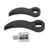 Crowbar Adapter Head Tools 38in Star 12in Square Serrated with Adapter Pry Bar Wrench Adaptor