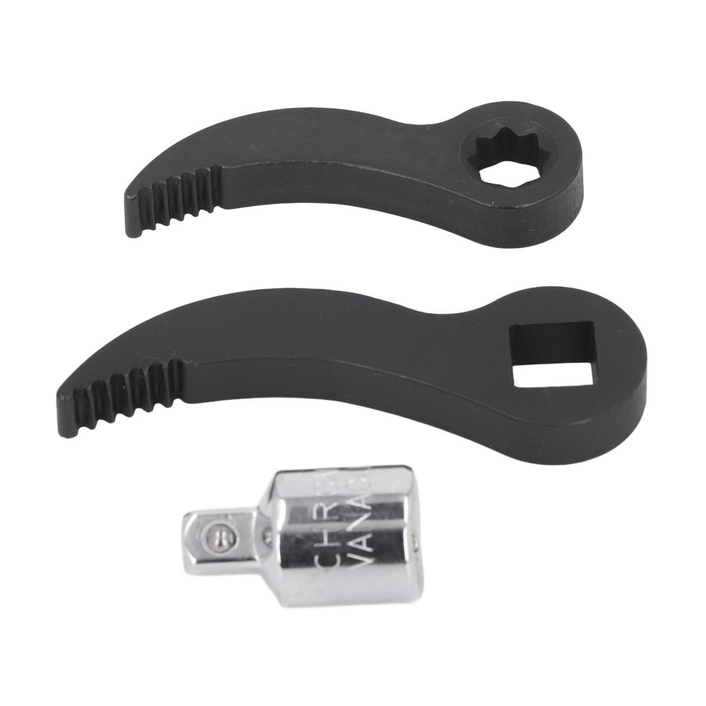 Crowbar Adapter Head Tools 38in Star 12in Square Serrated with Adapter Pry Bar Wrench Adaptor