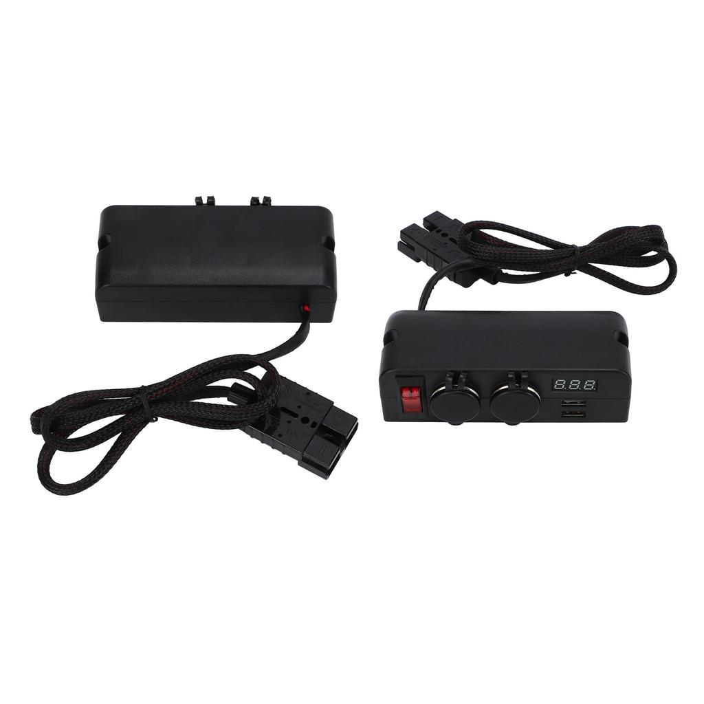 Car Charger Adapter 2 USB Charger Socket Voltage Digital Display Power Supply Battery Adapter