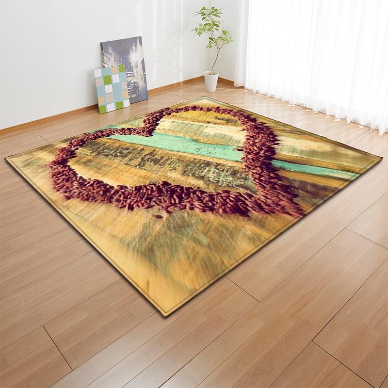 Valentine'S Day Series Carpet Living Room Foyer Kitchen Floor Mat Pattern Support