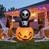 Inflatable Pumpkin Self-Righting Decoración Inflable De Calabaza Iluminado