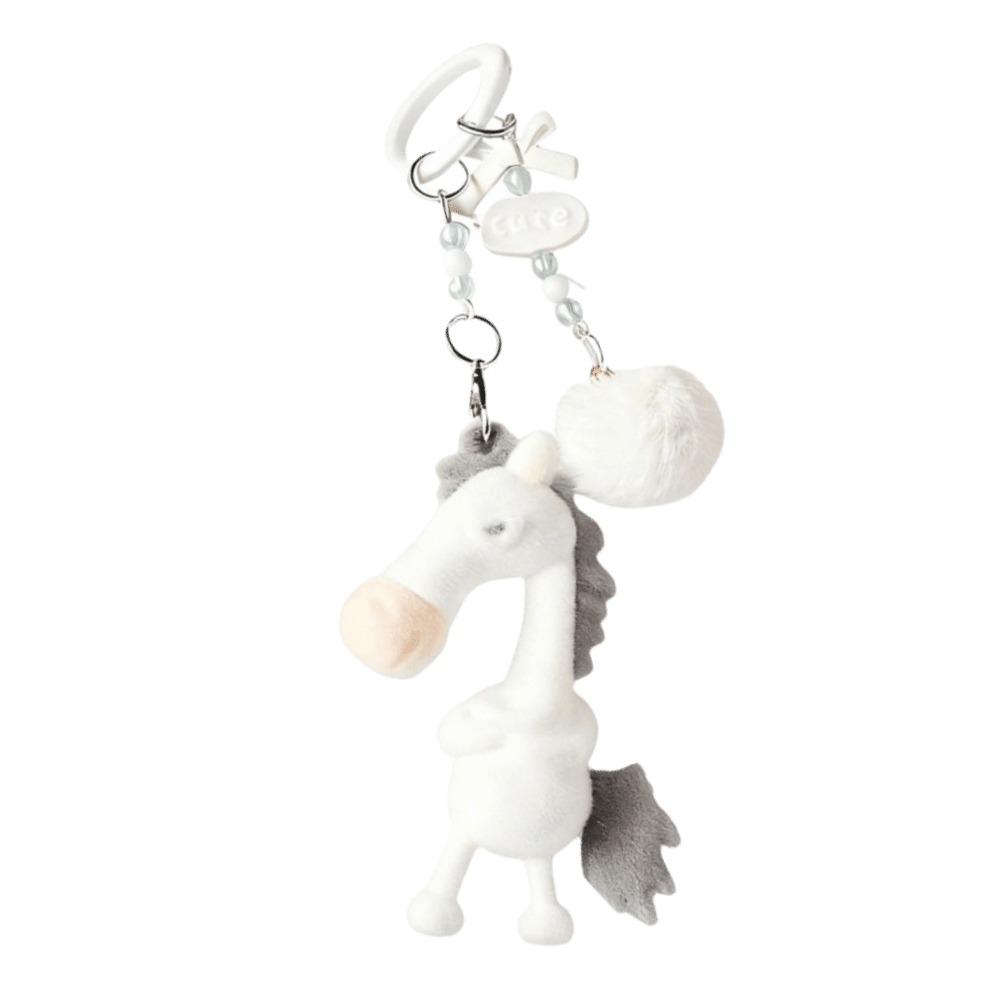 Cold-Hearted Design Plush Toy Flocking Plush Pony Toy 2026 New Bag Hanging Ornament New Year Gifts
