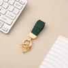 Luxury PU Leather Anti-Lost Motorcycle Car Keychain Pendant