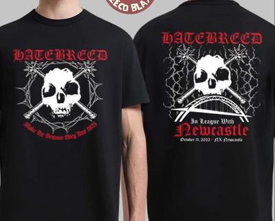 Hatebreed Newcastle UK 2025 Event Merch T-Shirt Bei NX Newcastle Am Oktober T-Shirt