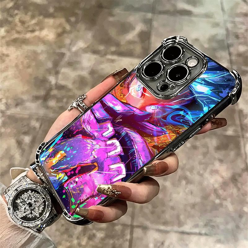 MHA My Hero Midoriya Izuku Deku Weiche Handyhülle Für iPhone 15 16 17 Air 14 Pro Max 16E Plus 13 12 Mini Galvanisiert Anti-Fall Fundas