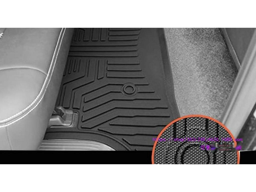 Waterproof & Odorless Floor Mats for Right-Hand Drive Toyota Hiace 200/300 Series, HK Version.