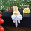 Melting Ice Cream Statue, Home and Office Desk, Bookshelf, Resin Decoration, Christmas Gift