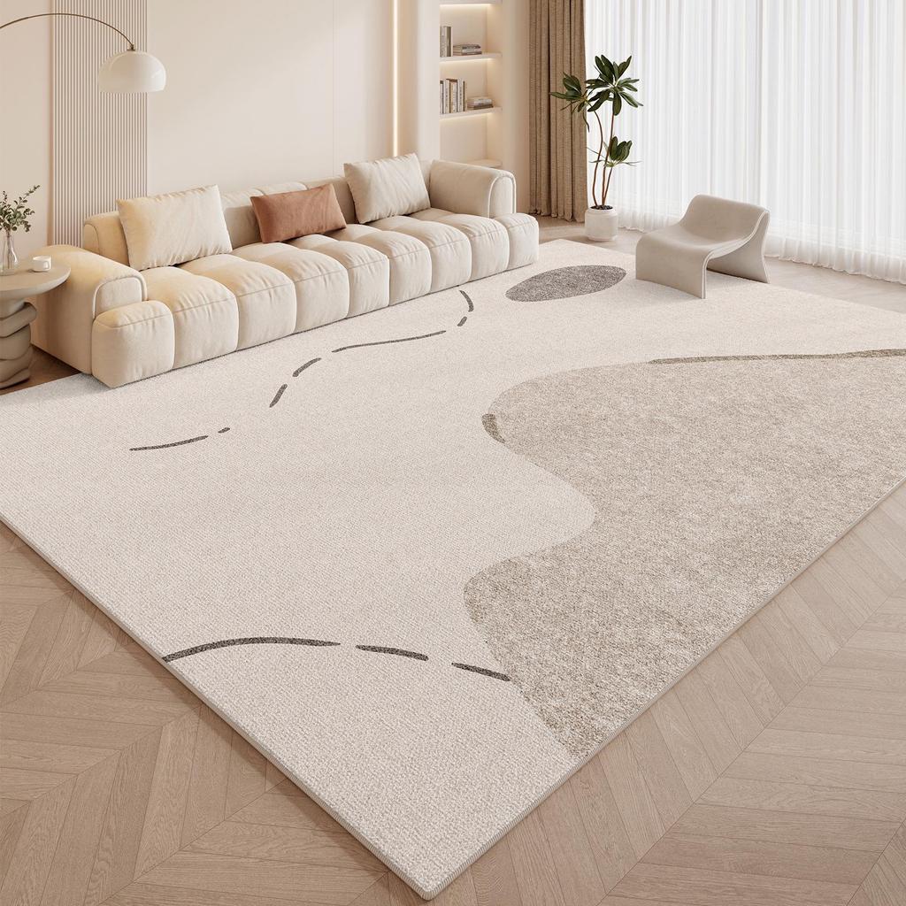 Stain-Resistant, Easy-Clean, Non-Slip Luxury Bedside Rug for Living Rooms & Bedrooms.
