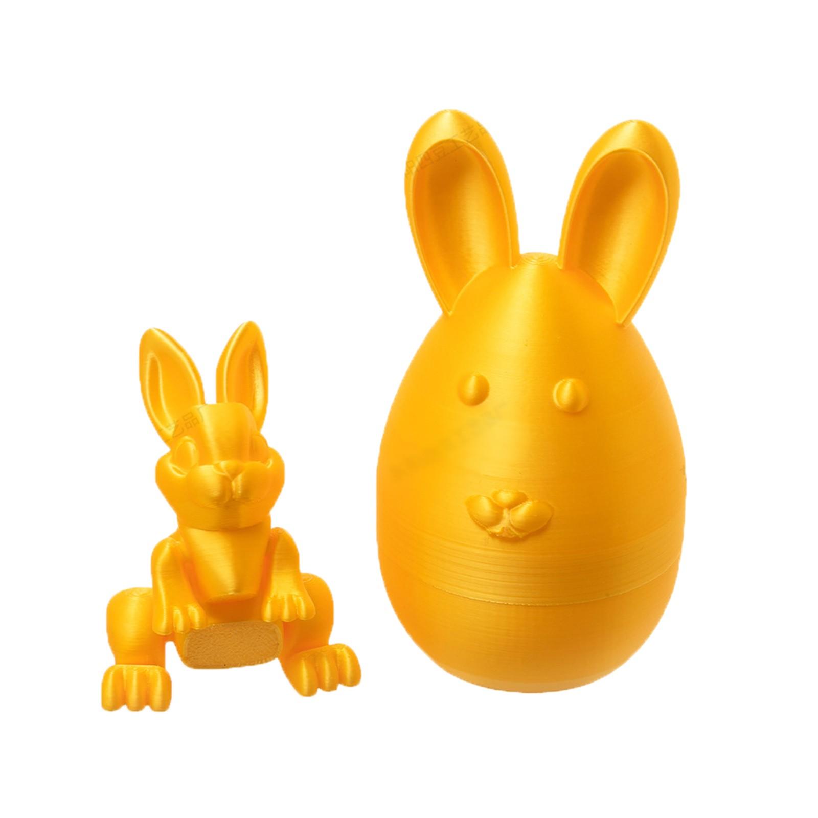 

3D Printed Animal Gifts Surprise Gifts, Surprise Boxes, Storage Eggs, Gifts For Friends, Children, Couples One Size жовтий