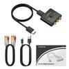 LiNKFOR RCA to HDMI 1080P compact and lightweight AV to HDMI HDMI adapter compatible with Japanese instruction manual Converter, compatible, 169/43