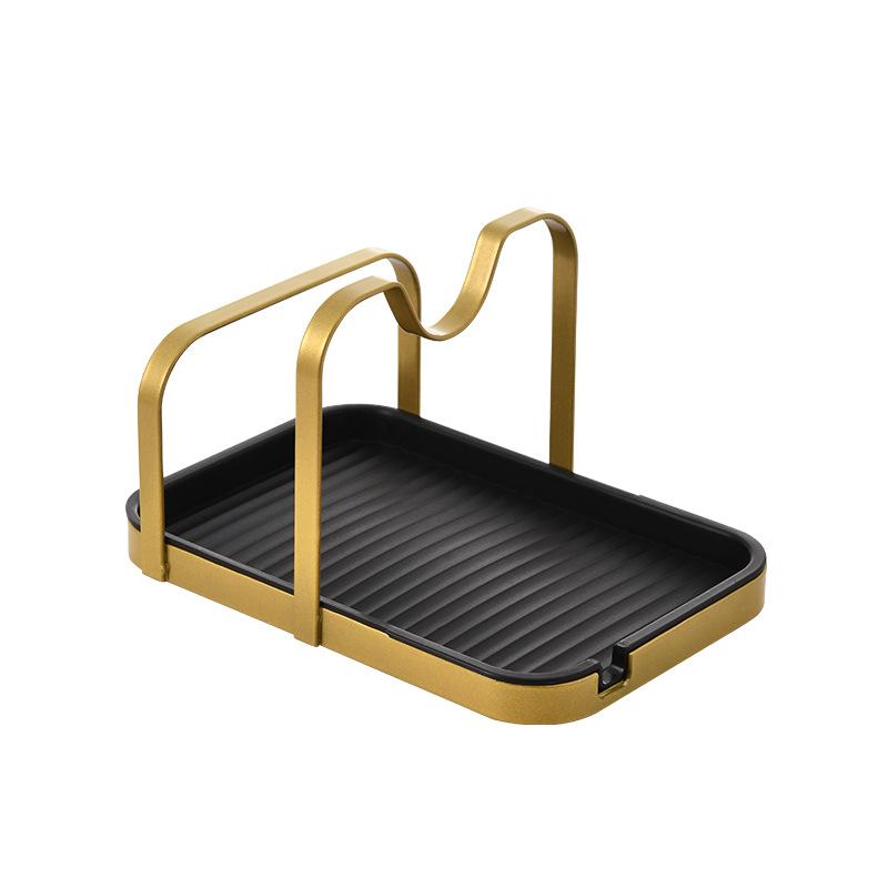 

Подставка для ложки и держатель для крышки кастрюли Съемная полка для крышки кастрюли Подставка для кухонных принадлежностей Нескользящий органайзер для хранения кухонных принадлежностей