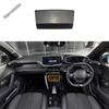 Central Cigarette Lighter Panel Cover Decorative Stickers Trim For Peugeot 208  - 2025 ABS Carbon Fiber Accessories Interior