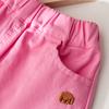 Girls' Summer Casual Pants Korean Cartoon Embroidered Shorts Girl Sweet and Cute Shorts Summer Pants