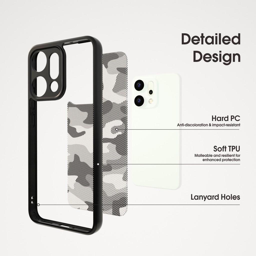 Camouflage Case with Anti-lost Lanyard for OPPO Reno 14/14 Pro/14F
