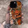 Halloween Spooky Pumpkin Phone Case For IPhone17 16 15 14 13 12 11 Pro Max Plus Color Matte Fundas