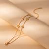 Light Luxury High-End Stainless Steel Diamond-Encrusted Bracelet, Moon Sun Love Geometry Does Not Fade Jewelry Women