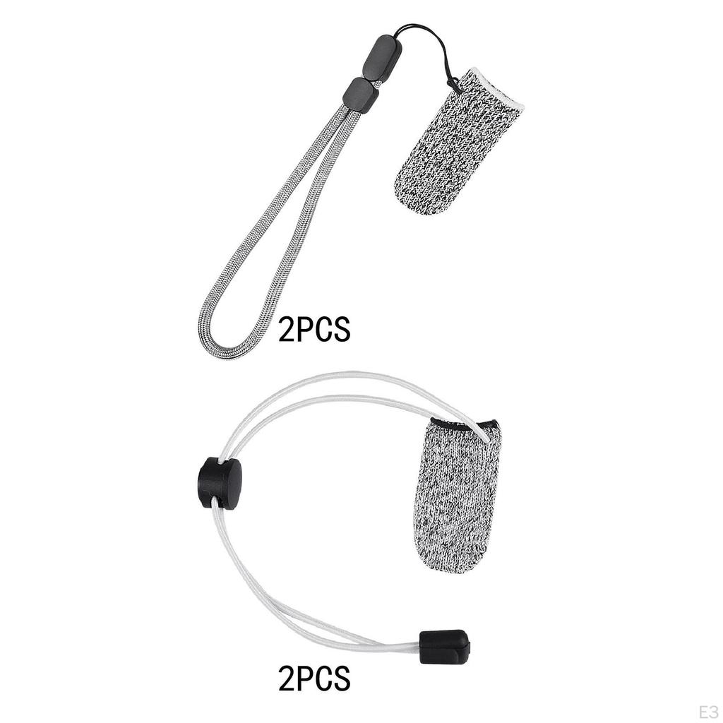 2 Pack Finger Fishing Gloves Anti-Slip for Long Distance Casting