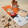 Serviette de plage ultra-douce sur le thème de Charlie et Lola, Idéale pour la piscine - le camping, la plongée - Essentiel de voyage parfait, Serviette de plage vibrante.
