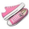 Converse Chuck Taylor All Star Lace-up Abrasion Shock Absorbing Low Top Espadrilles Women's Pink