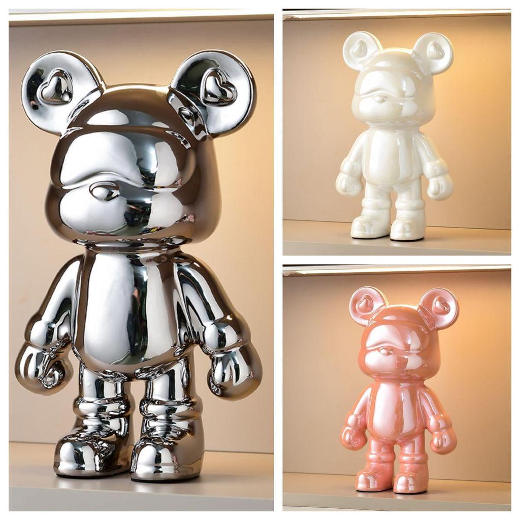 Trendy Beer Figuur Spaarpot - Creatieve Cartoon Decoratie voor Moderne Woonkamers