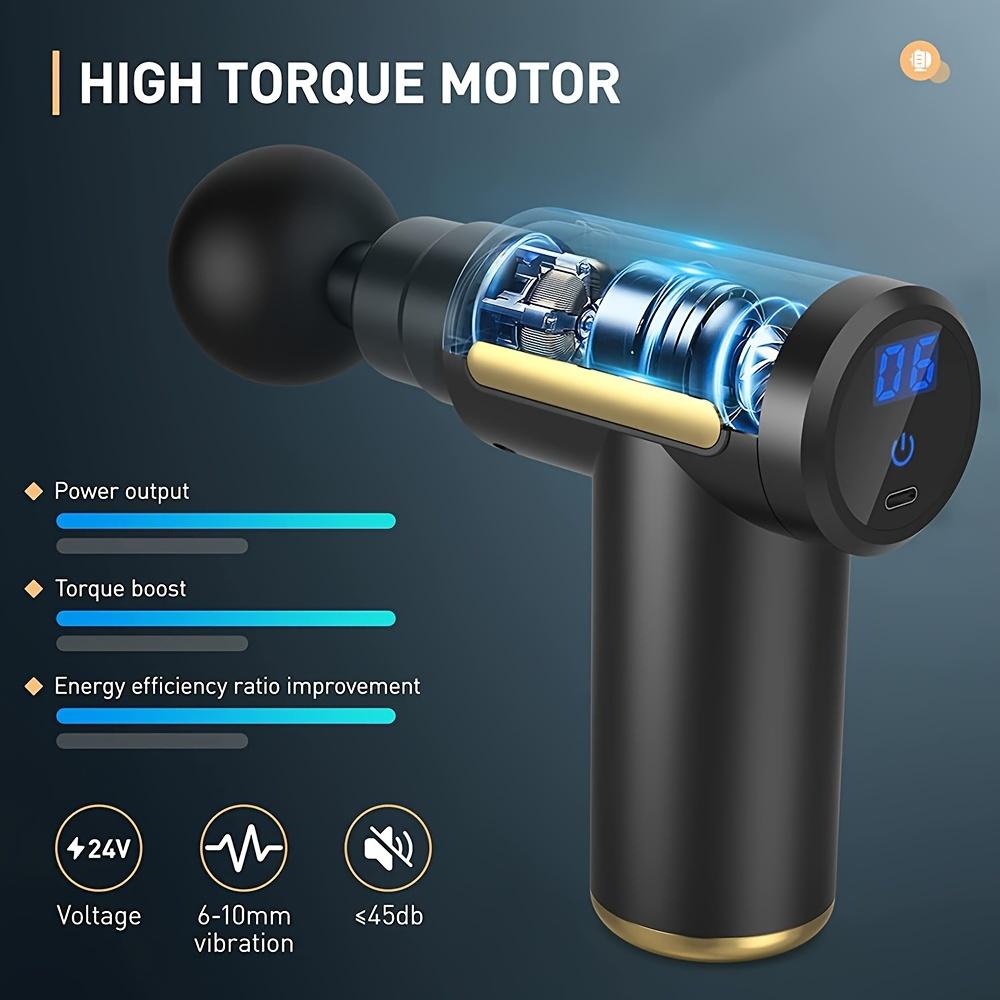 Mini fascia gun, massage gun, portable meridian massager, electric health care device to relieve muscle tension and reduce work fatigue.