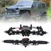 1/10 RC Aluminum Alloy Front and Rr Axle for Crawler   SCX10 II 90046 90047