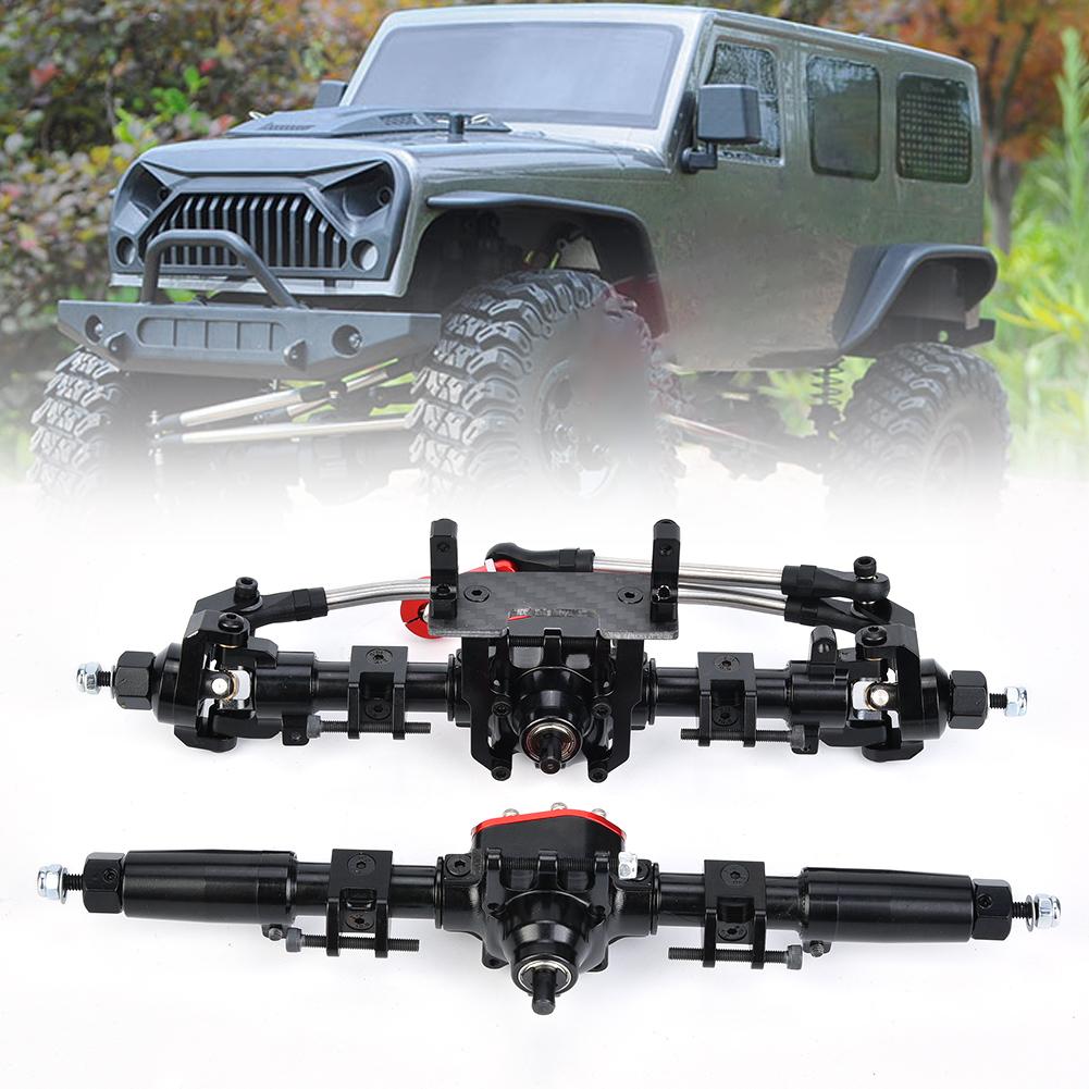 1/10 RC Aluminum Alloy Front and Rr Axle for Crawler   SCX10 II 90046 90047