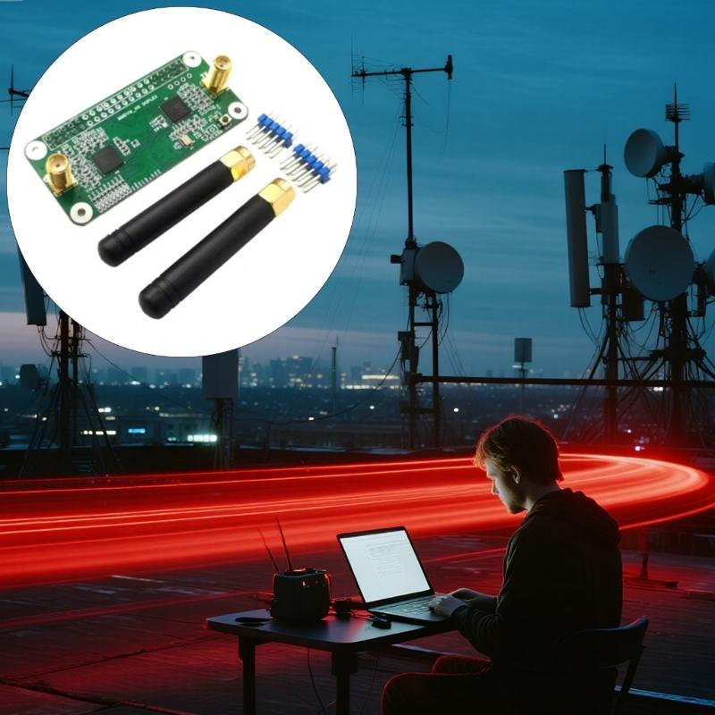 Mini Version MMDVM Double Duplex Hotspot Board Module with Antennas High Precisions SMA Connectors Support P25