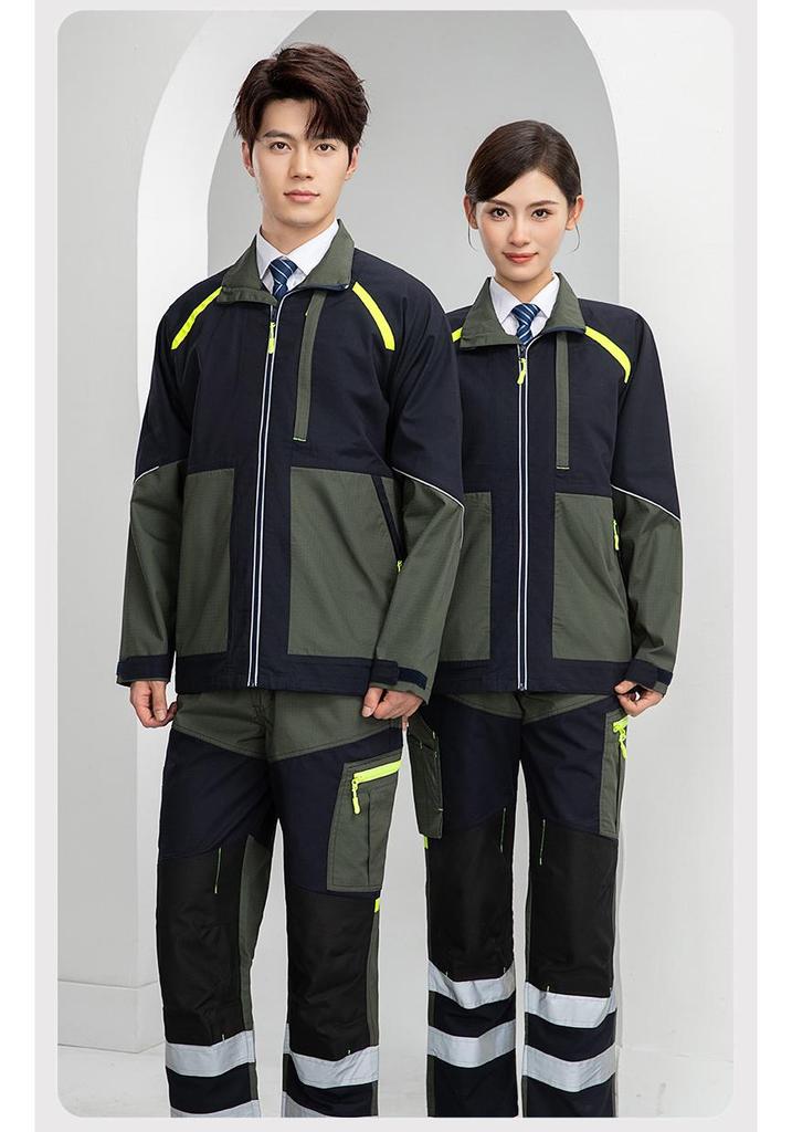 Tear-Resistant Multi-Pocket Work Pants for Spring and Autumn