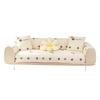Nordic Sofa Cushion Four Seasons Universal Leave Embroidered Non-Slip Cotton Cushion Living Room Sofa Cover Furniture Protective