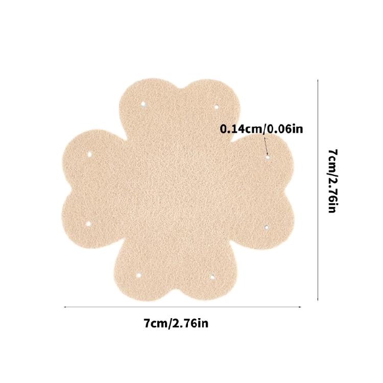 10Pieces Travel Felt Jewelry Display Pads Jewelry Storage Protections Pads Perfect for Storage of Earrings and Necklaces