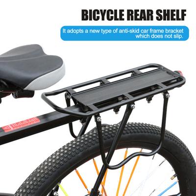 Mountain Road Bike Rear Shelf Adjustable Stable Support Anti-skid Heavy-duty Stainless Bicycle Rear Seat Luggage Carrier Aluminum Alloy Sturdy