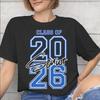 Class of 2026 Senior Graduation Graphic Printed T Shirt for Unisex Unisex Pure Cotton Tee Shirt Clothing