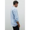 H M Regular Fit Oxford sHirt ligHt Blue