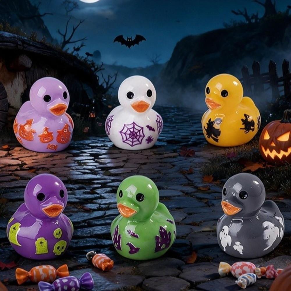 30pcs/set Festive Design Resin Garden Ornament Cartoon Style Halloween Decoration Fairy Garden