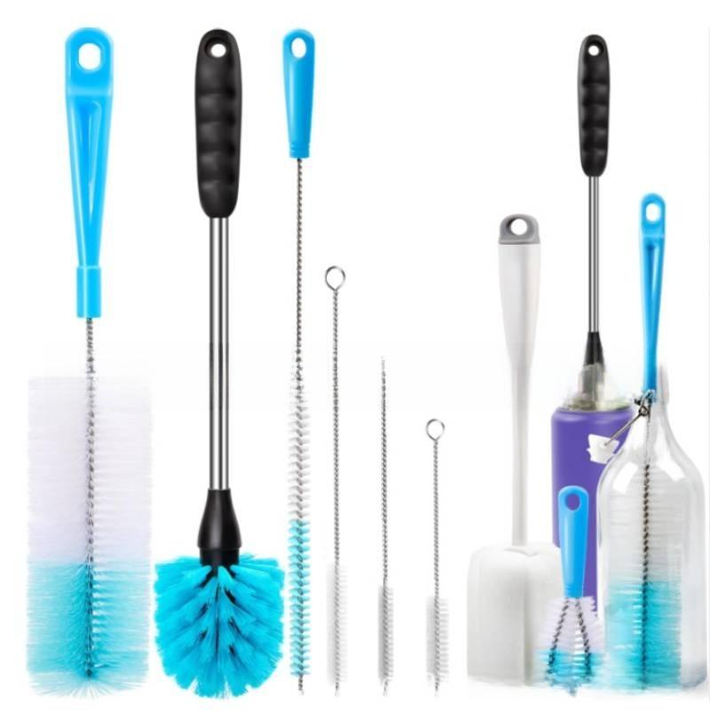 Pp Material Narrow Bottle Brush Cleaning Kit For Home Water Bottle And Pipe Maintenance