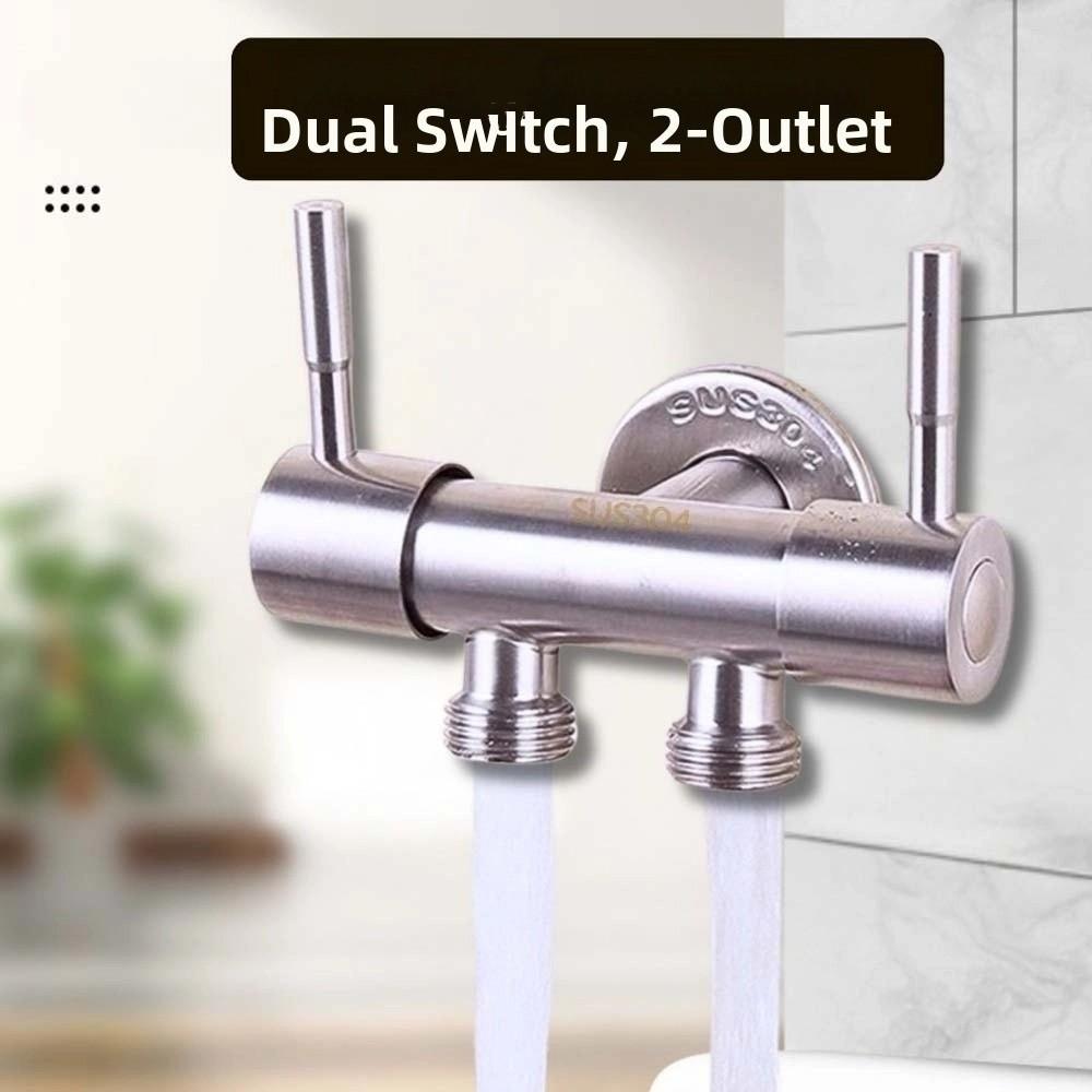 Prevent Water Leakage 3 Way Triage Valves T-Adapter Shower Tap Connector Household Hardware